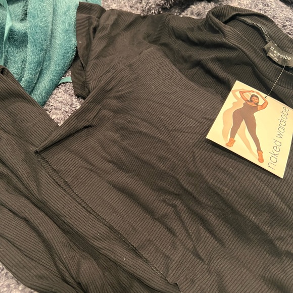 Ribbed black leggings set, just like the one in first picture. - Picture 4 of 5